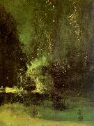 James Abbott McNeil Whistler Nocturne in Black and Gold Sweden oil painting reproduction